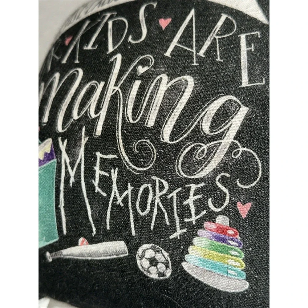 Primitives by Kathy Making Memories Kids Toy Box Accent Pillow Black 10x10 29916